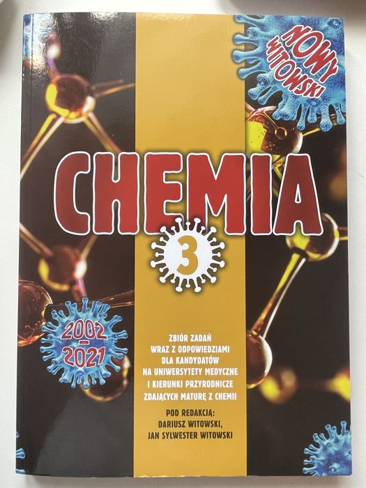 Komplet zadań z chemii, 4 części - Witowski (5000 zadań)
