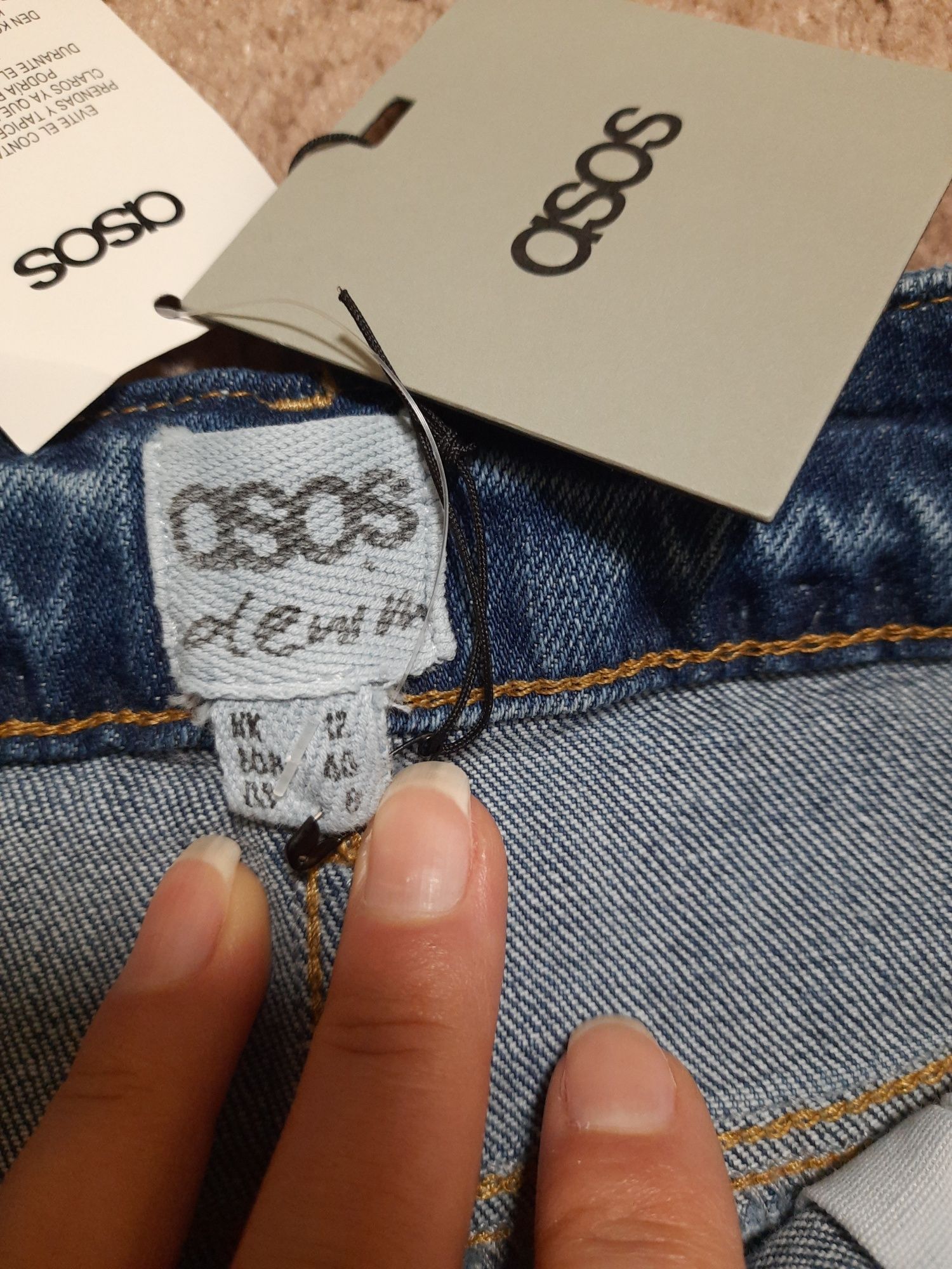 Шорти джинсові жіночі  Asos