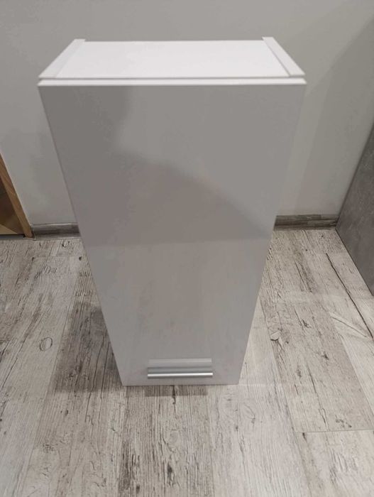 Szafka łazienkowa wisząca, biały połysk, jak NOWA !!!