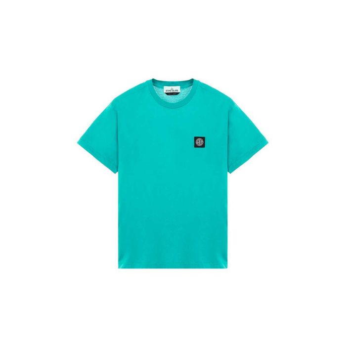 Футболка STONE ISLAND 24113 Short Sleeve T-Shirt Aqua SI0155-AQ