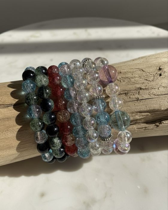 Браслети з бусин на еластичній основі