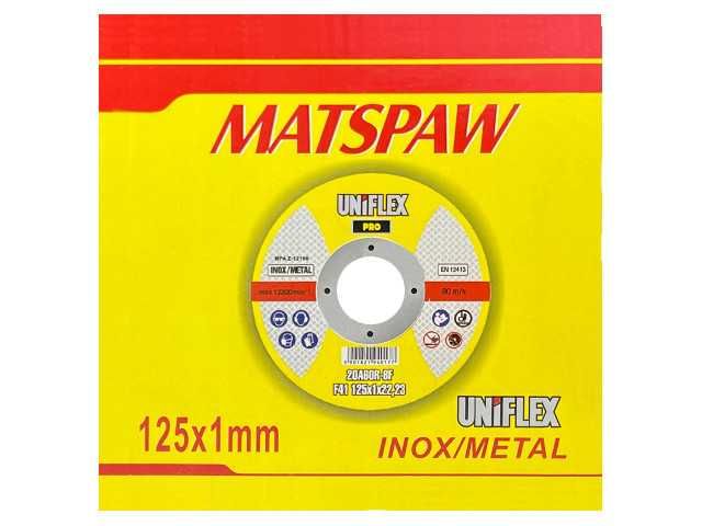 10x Tarcza tarcze do cięcia metalu stali INOX UNIFLEX PRO 125 x 1,0