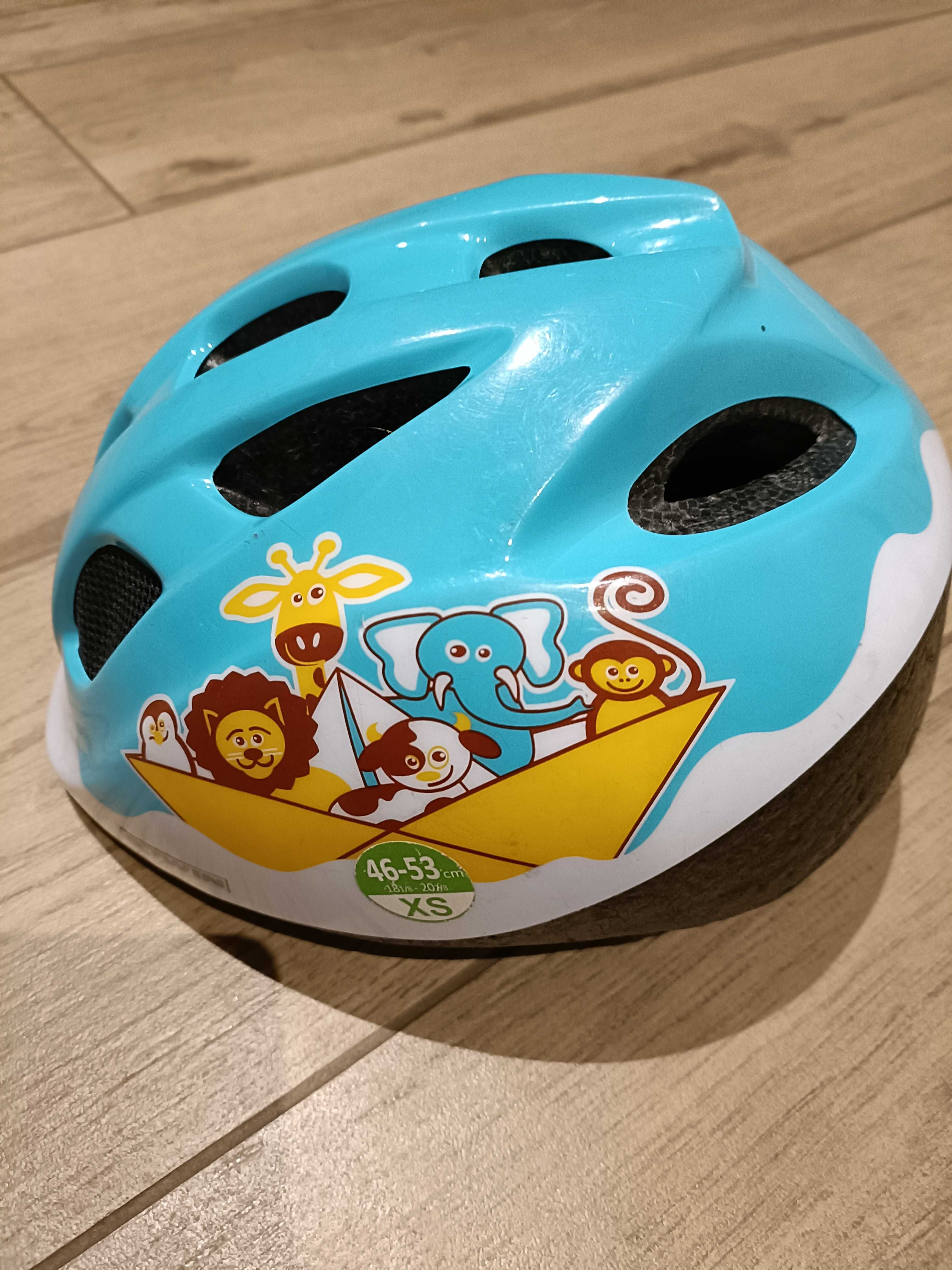 Dziecięcy kask rowerowy BTWIN; rozmiar xs 46-53 cm