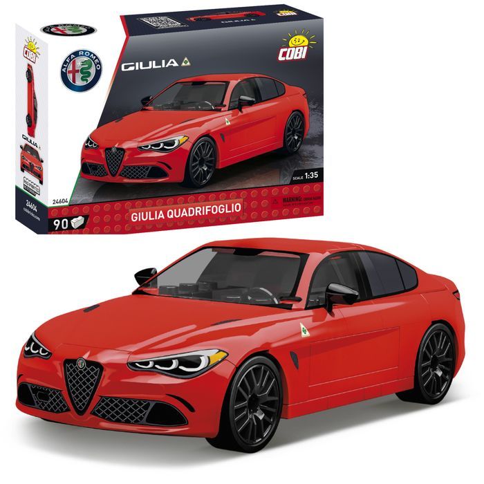 Klocki Cobi 24604 Samochód  Giulia Quadrifoglio Alfa Romeo 90 El.