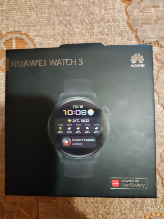 Huawei Watch 3 active 46mm.LTE esim stan idealny na gwarancji.