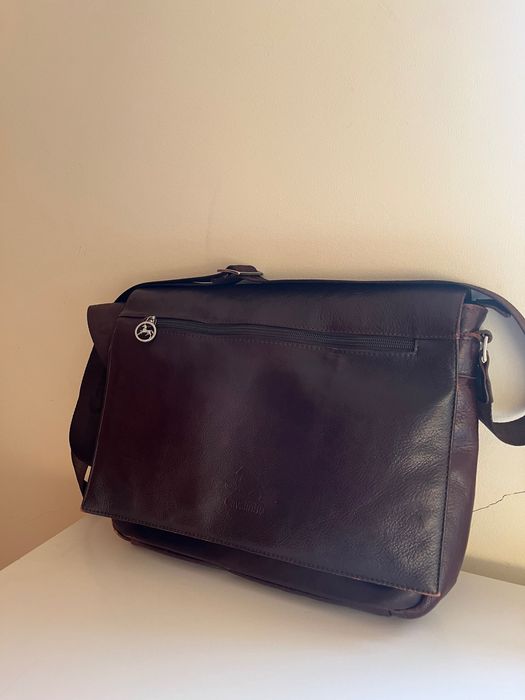 Pasta Unissexo Cavalinho em couro genuíno