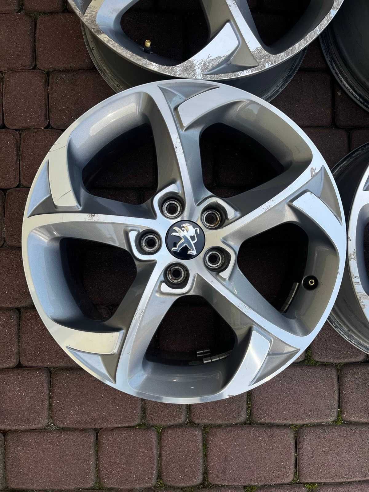 Oryginalne alufelgi Peugeot 5x108 17 cali 308 GT 508 SW BICOLOR