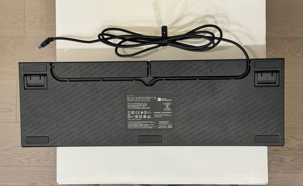 Klawiatura Razer Black Widow v4 Green Switches