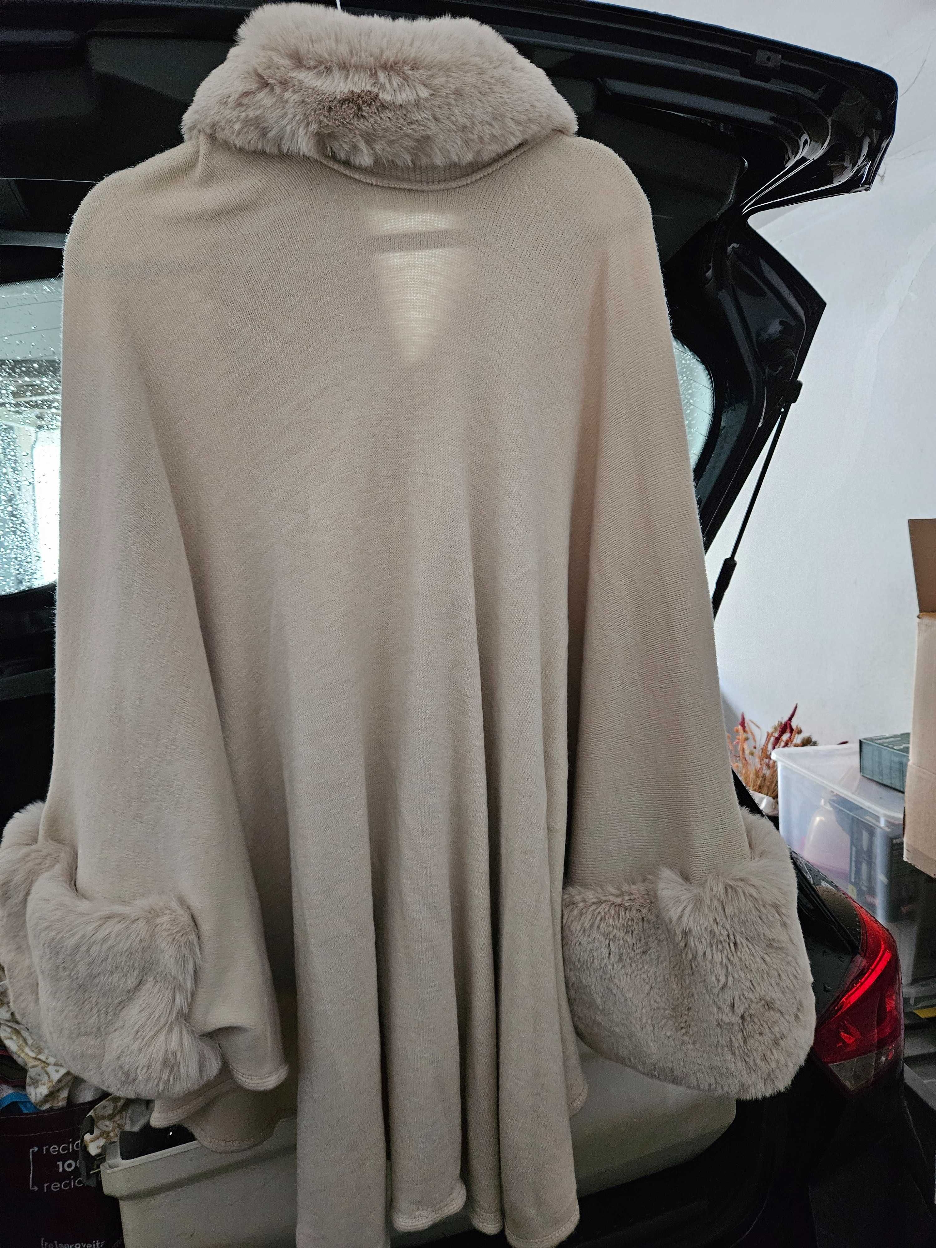 Casaco t m 20€, capelina t unico 20 €