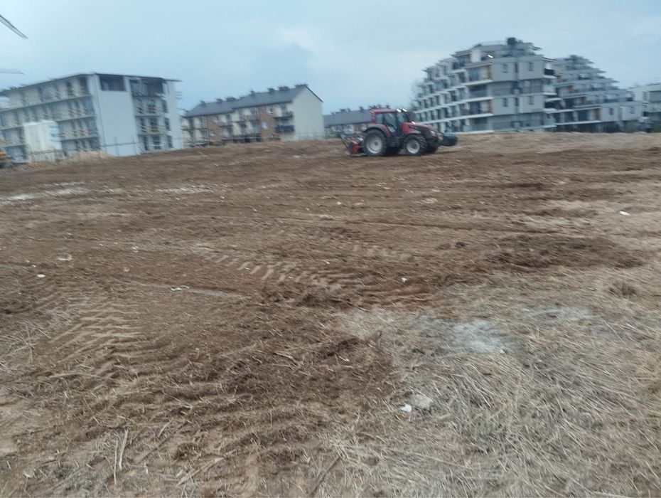 Mulczowanie usuwanie zakrzaczen samosiejek czyszczenie dzialek