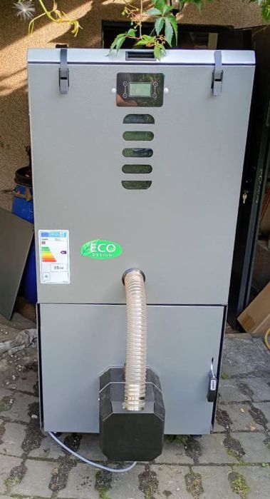 Kocioł piec C.O na pellet EkoPell z palnikiem KIPI 10kW  < 20 mg/m³