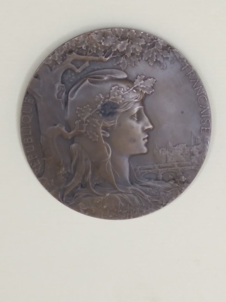 Medal wystawy. Paryż 1900 rok. Exposition Universelle. 64 mm.