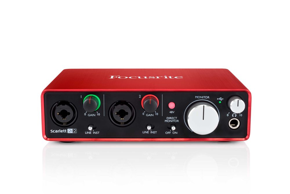 Аудиоинтерфейс Focusrite Scarlett 2i2 2nd Gen