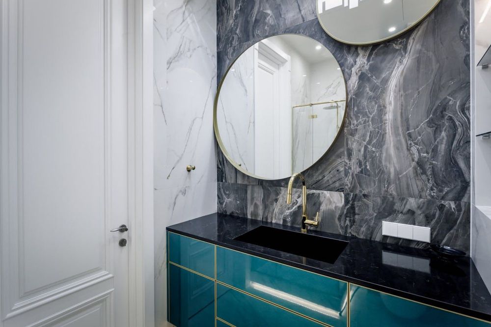 ВИРОБНИК №1‼️Стільниця Ванна Душова • Штучний камінь | Мрамор Граніт