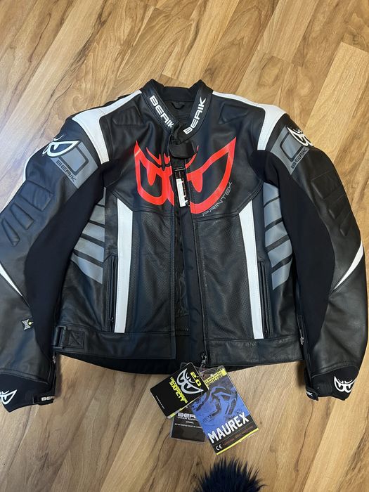 Kurtka motocyklowa Berik skorzana.