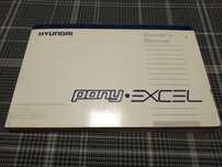 HYUNDAI PONY EXCEL Instrukcja Obslugi Ksiazka 1992