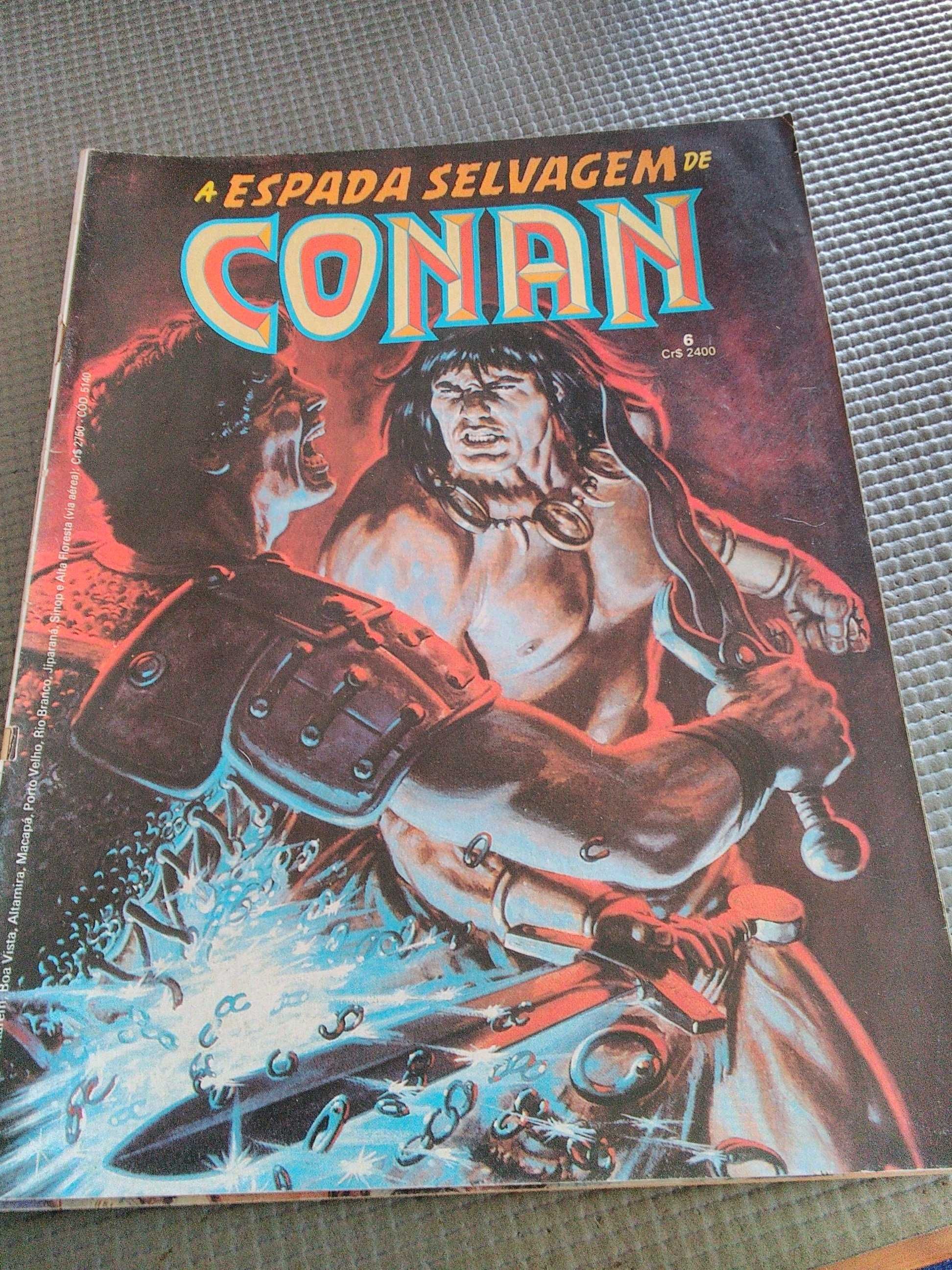 BD A Espada Selvagem de Conan (Editora Abril)