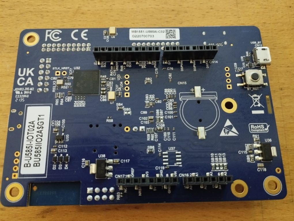 Отладочная плата STM32 B-U585I-IOT02A