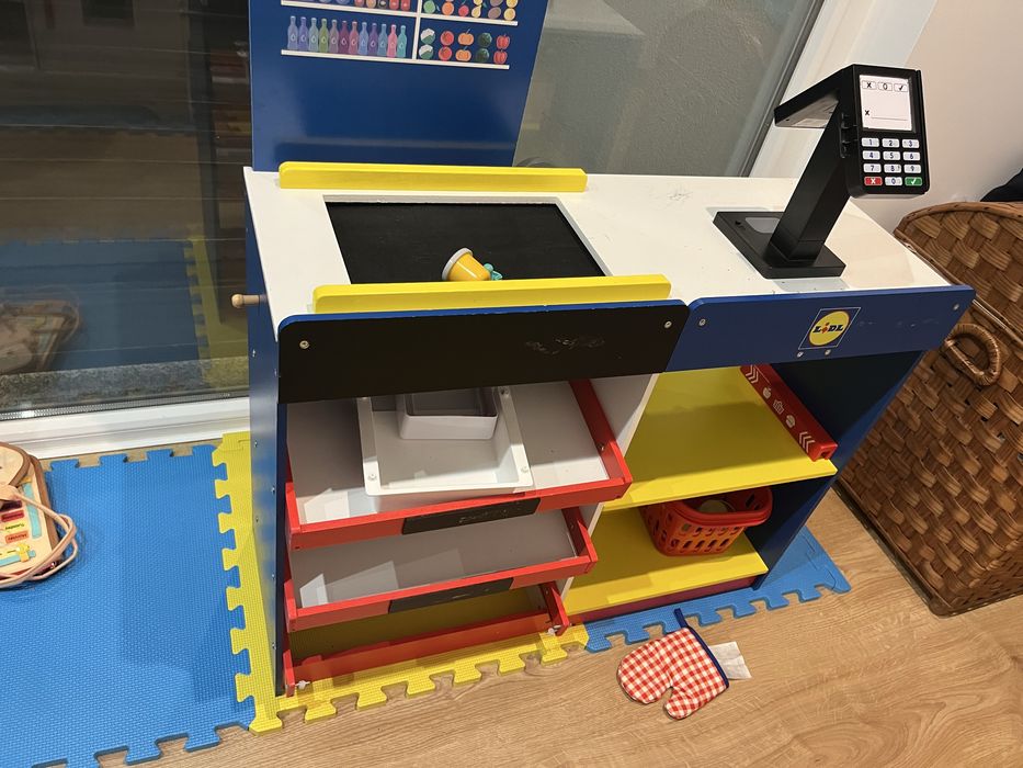 Brinquedo lidl madeira