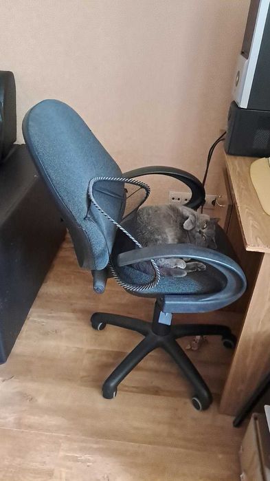 Крісло офісне б/в на запчастини, або перелицювання оббивки