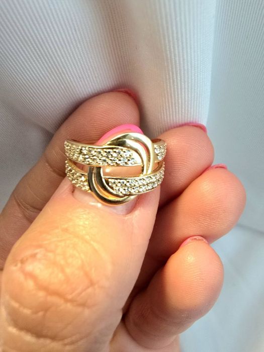 Золоте 585 кільце, ювелірна прикраса