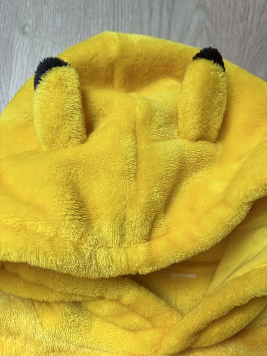 Bluza pikachu pokemon żółta polar przebranie 122 7