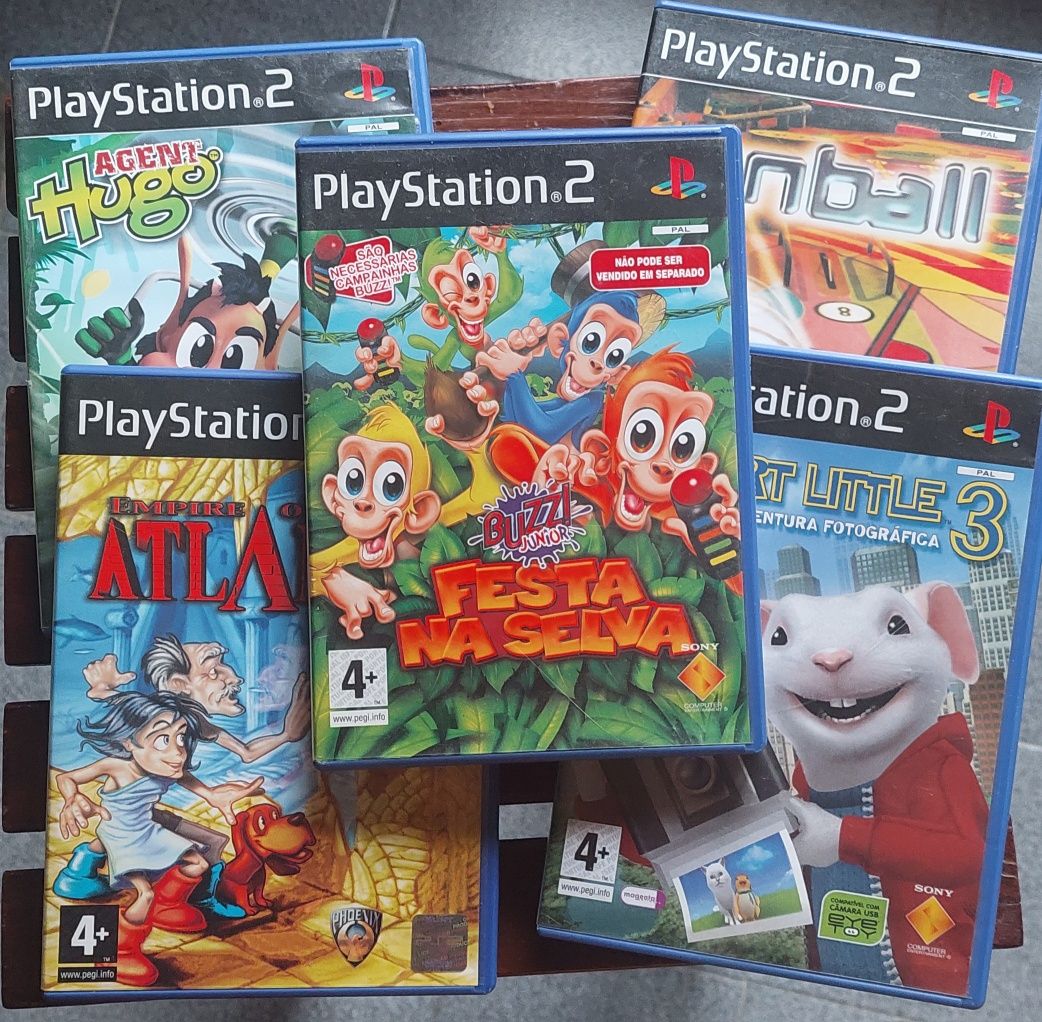 Vários jogos PS2