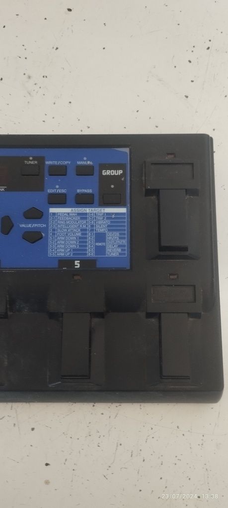 Pedaleira guitarra elétrica Boss me-8