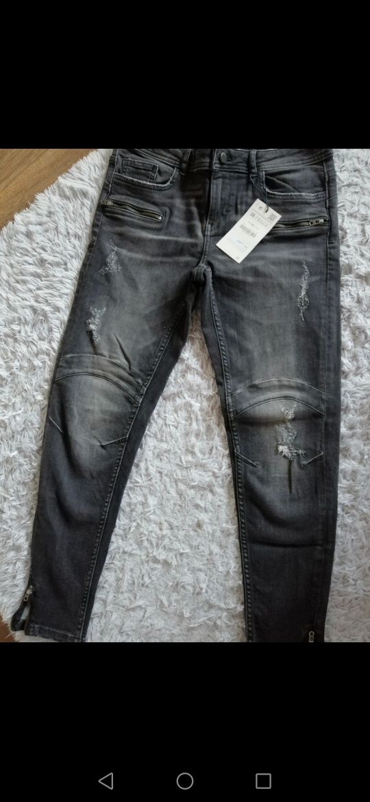 Zara spodnie jeans