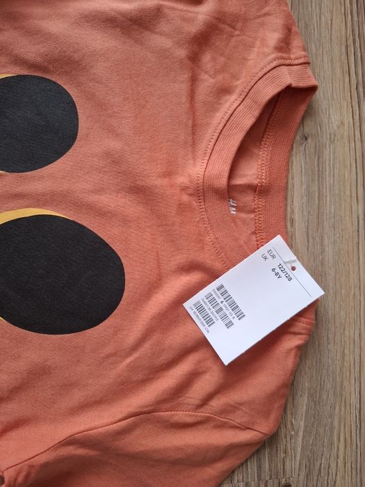 bluzka t shirt koszulka hallowen H&M rozm. 122/128 NOWE