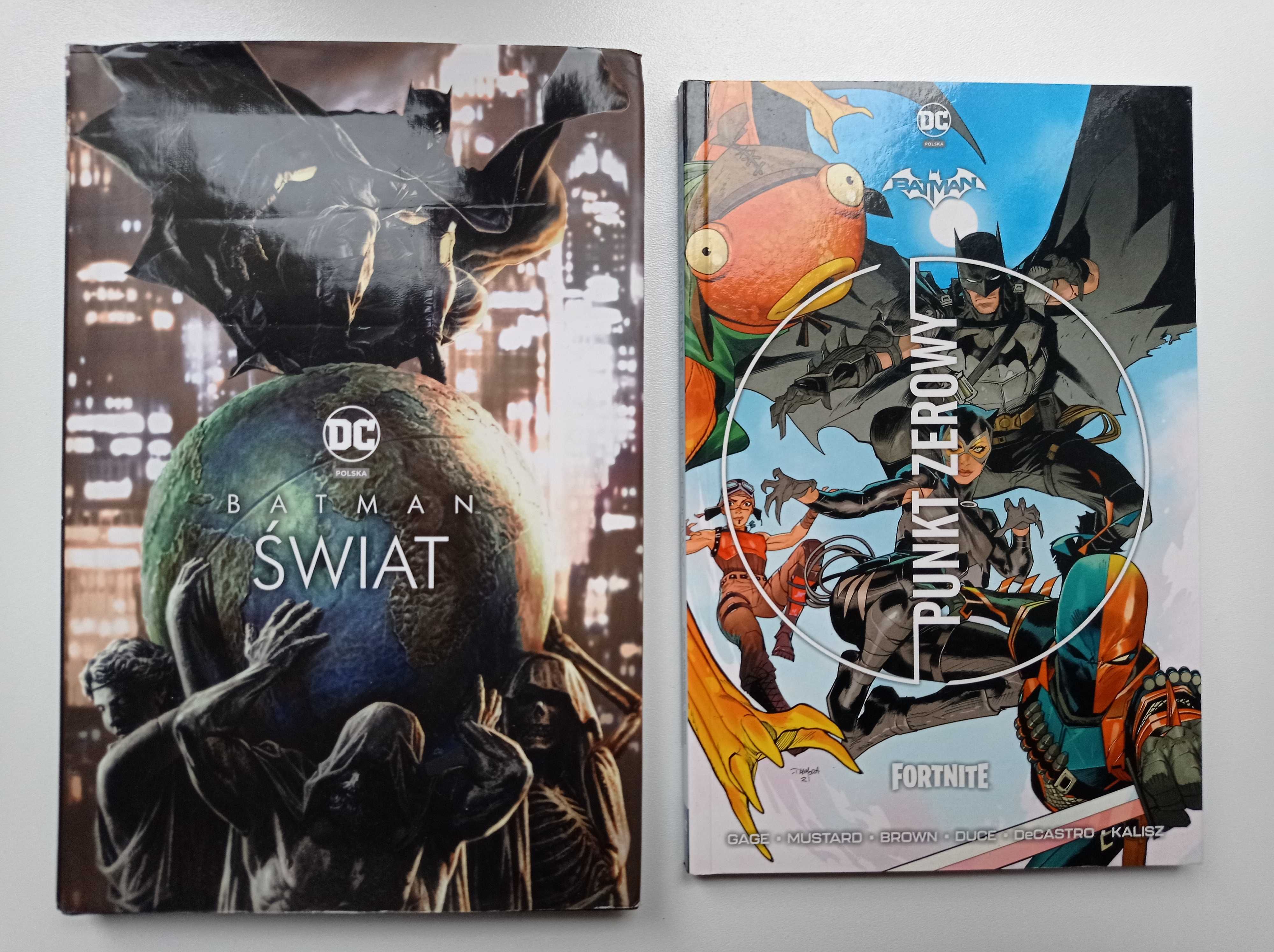 Batman Świat + Fortnite Punkt Zerowy Egmont DC
