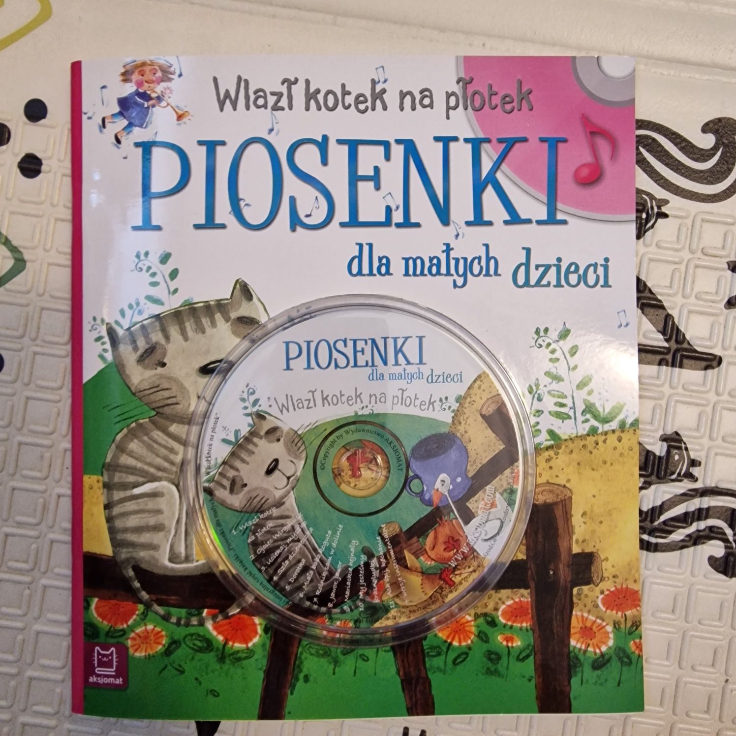 Nuty dla dzieci Wlazł kotek na płotek piosenki dla małych dzieci CD