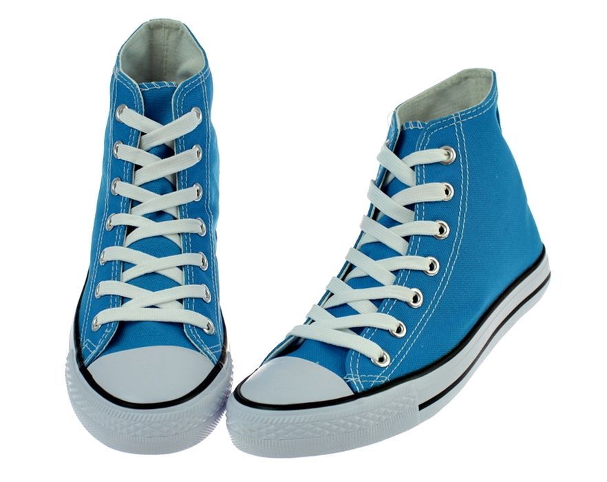 Trampki Buty Sportowe Niebieskie Wysokie 6092 Rozmiar: 38