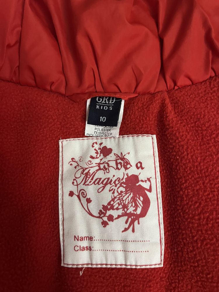Blusão Menina Vermelho