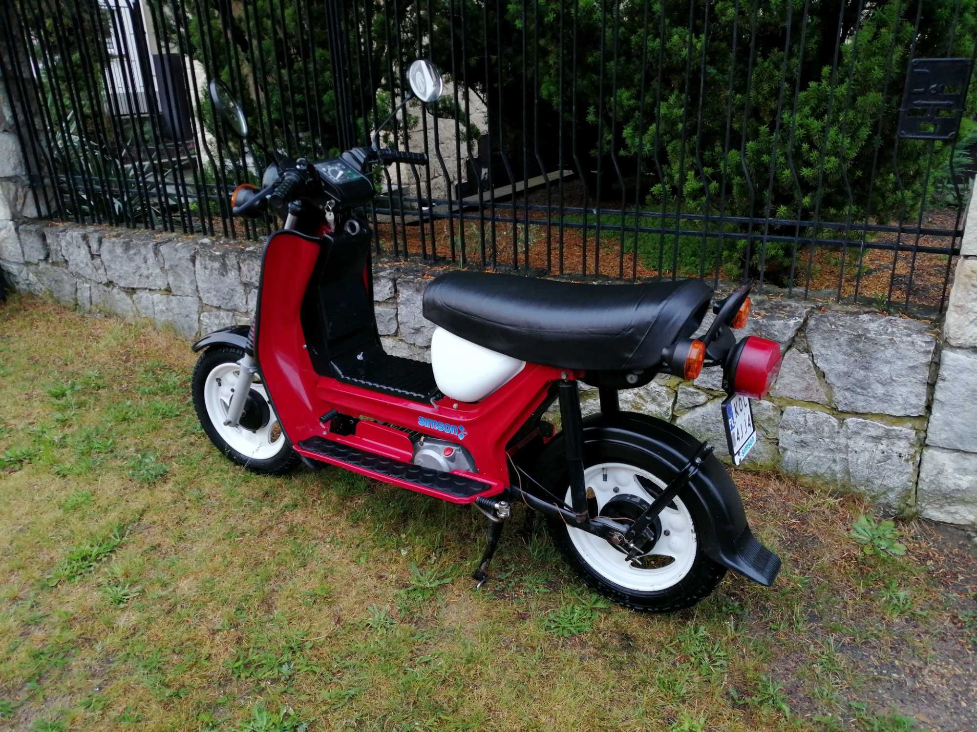 Simson Skuter SR50 PERFEKCYJNY STAN 1990r Instalacja 12V DŁUGIE OPŁATY