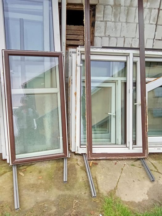 Okna i drzwi balkonowe po demontażu