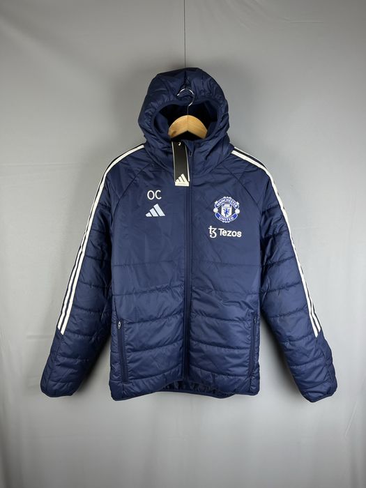 Чоловіча зимова куртка Adidas Manchester United адідас пуховик