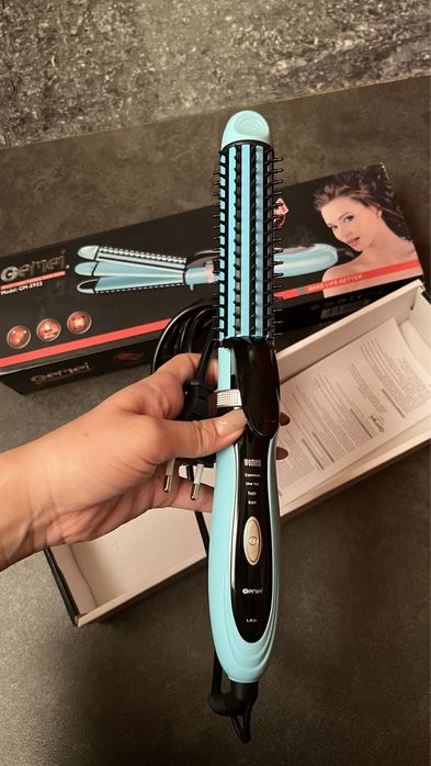Плойка для волос Gemei выпрямитель 3в1 и гофре стайлер для волосся 3в1