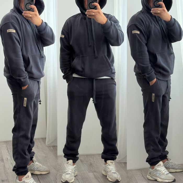 Теплий чоловічий спортивний костюм з флісу .44-46,48-52,54-56