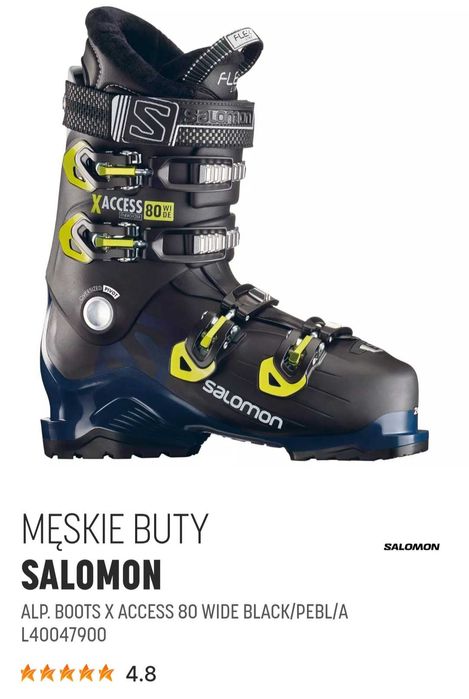 Buty narciarskie Salomon xaccess 80, 27 rozmiar 42