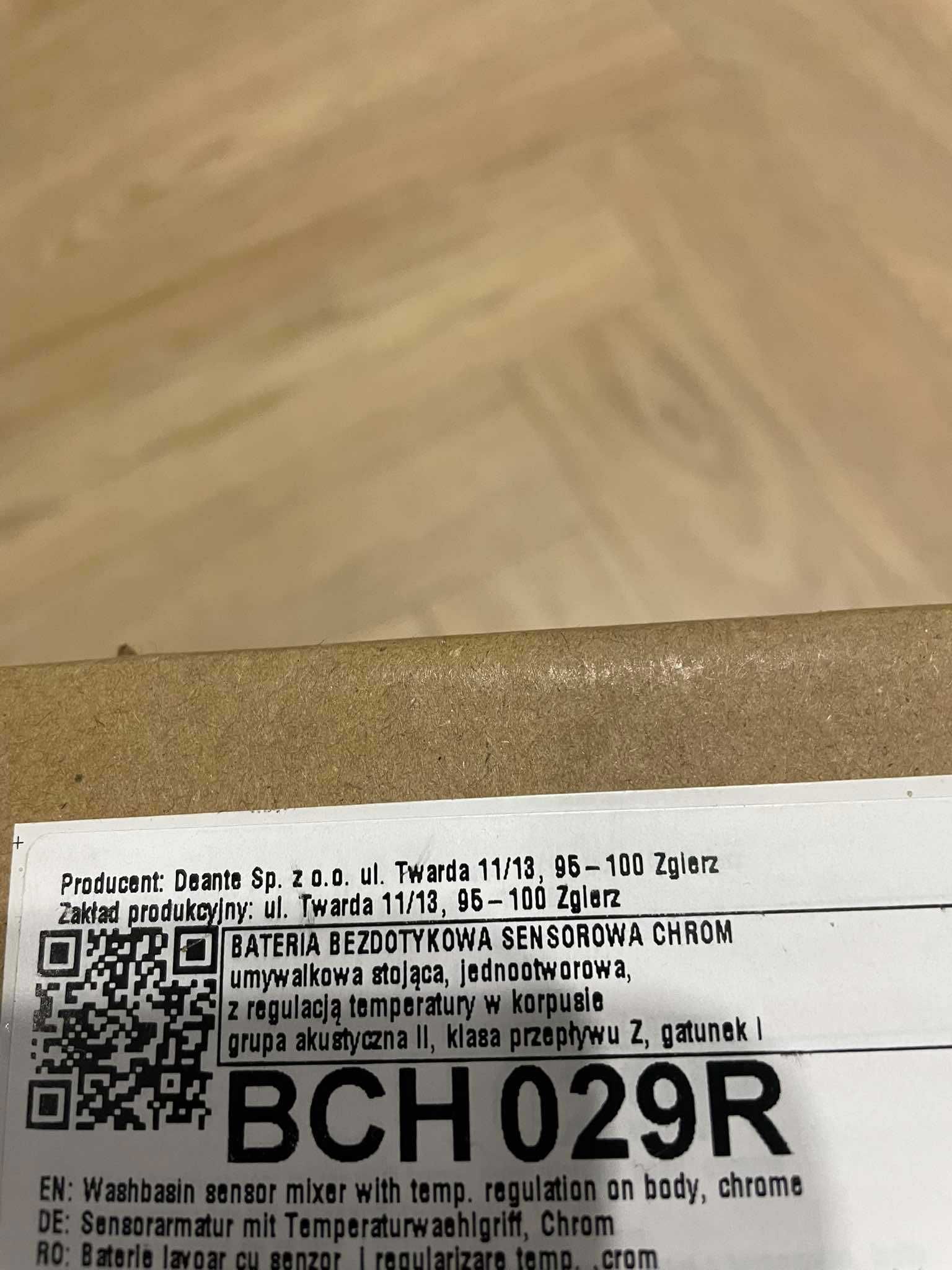 promo! Bateria DEANTE Sensor BCH 029R Chrom. Podczerwień bezdotyk