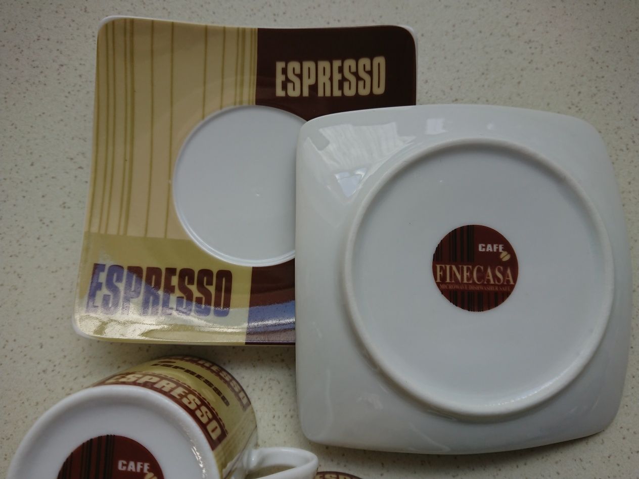 Zestaw filiżanek do espresso dla 2 osób Finecasa