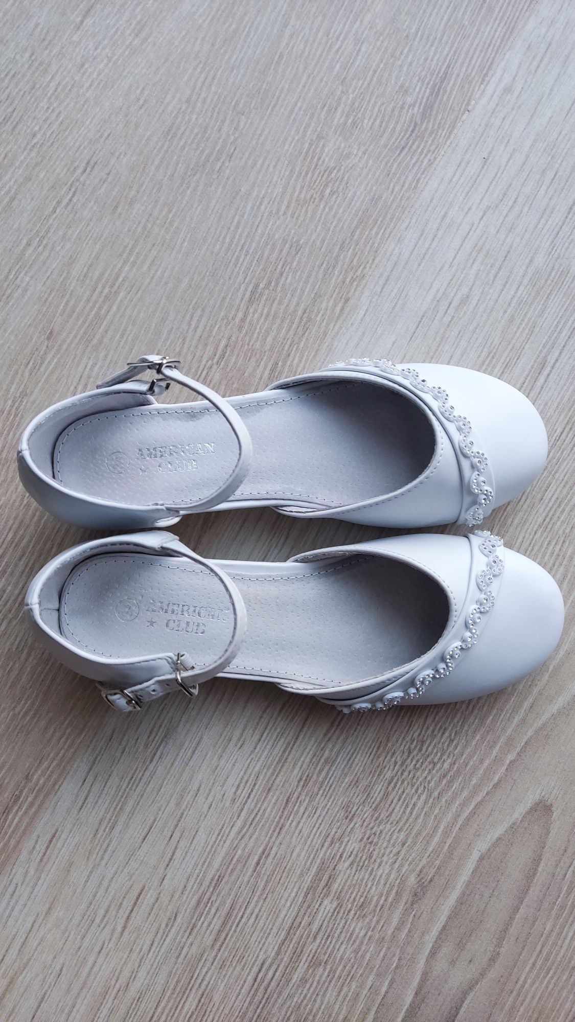 Buty, czółenka, pantofelki American Club komunia rozmiar 34