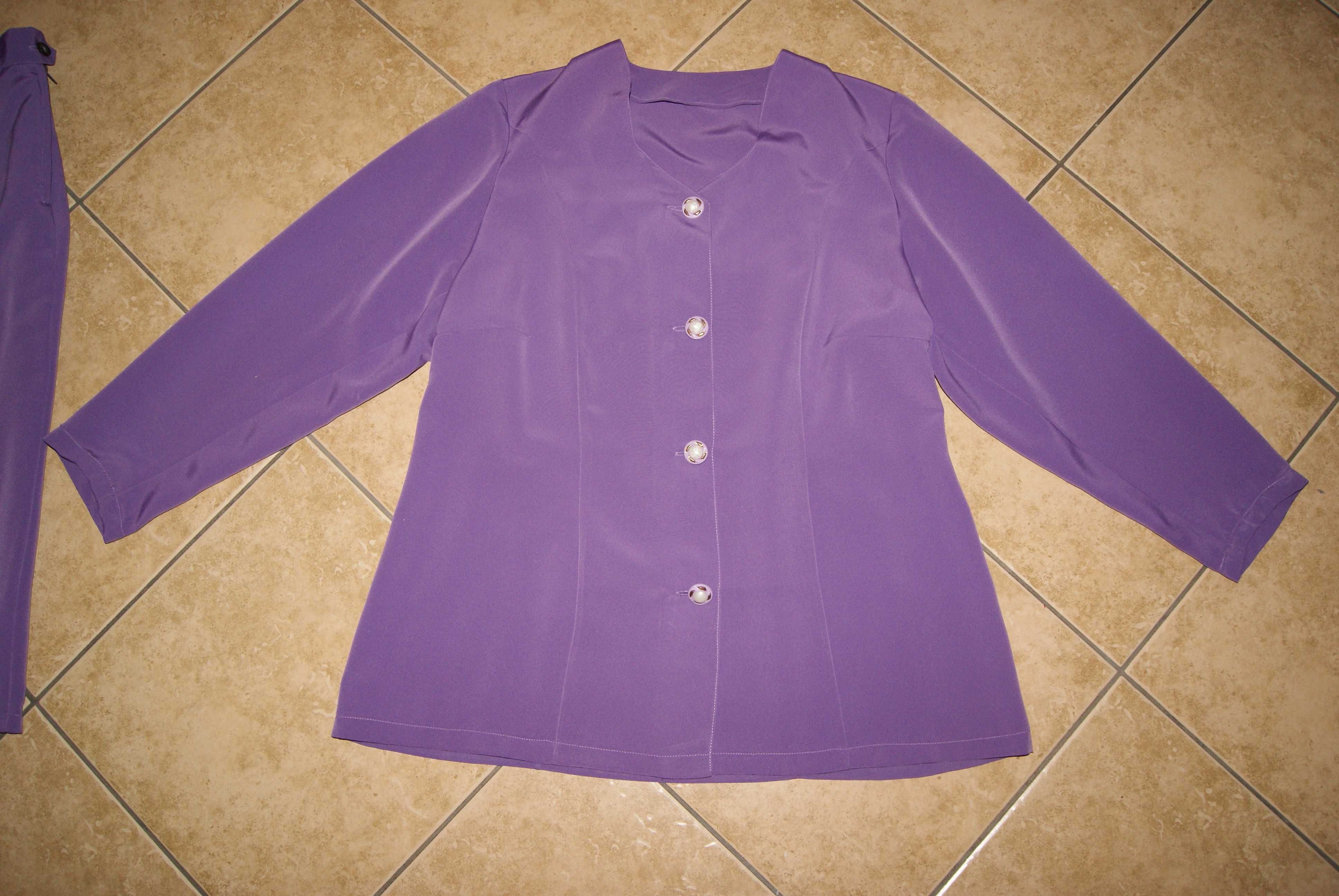 Kostium garsonka fioletowy rozmiar 40/42 L/XL