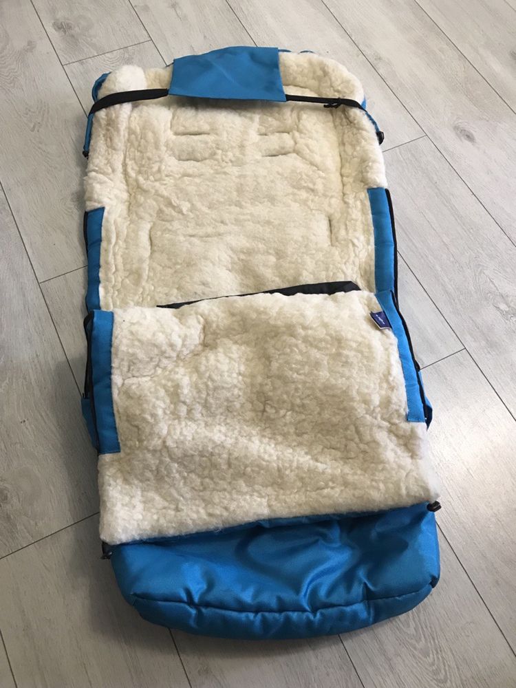 Спальный мешок-конверт на овчине Zaffiro