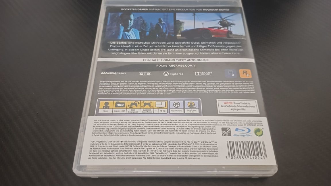 PS3 GTA V 5 PL .
