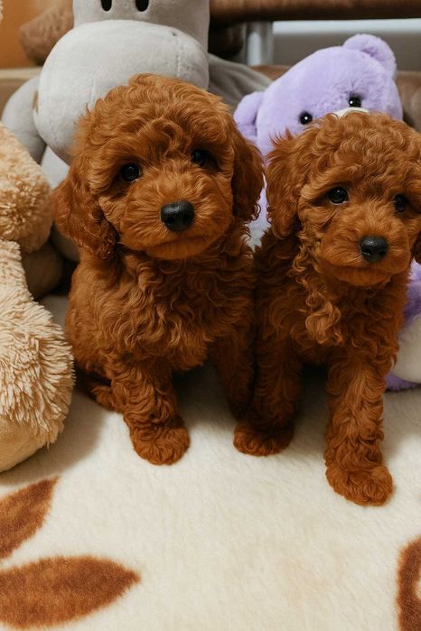 Щенки той пудель окрас  редбраун ,  два мальчика и две девочки.