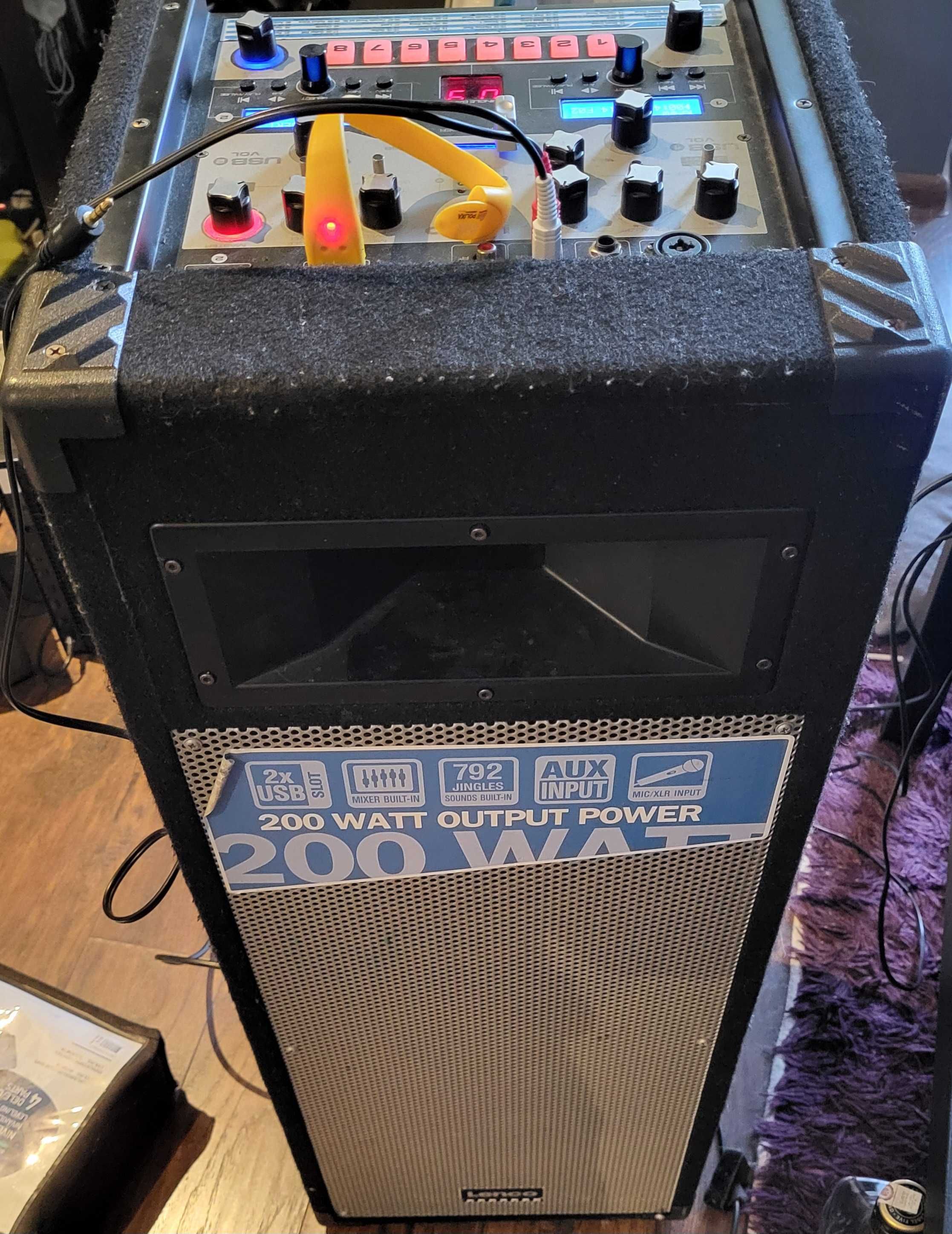 Kolumna aktywna/dj Lenco 200w