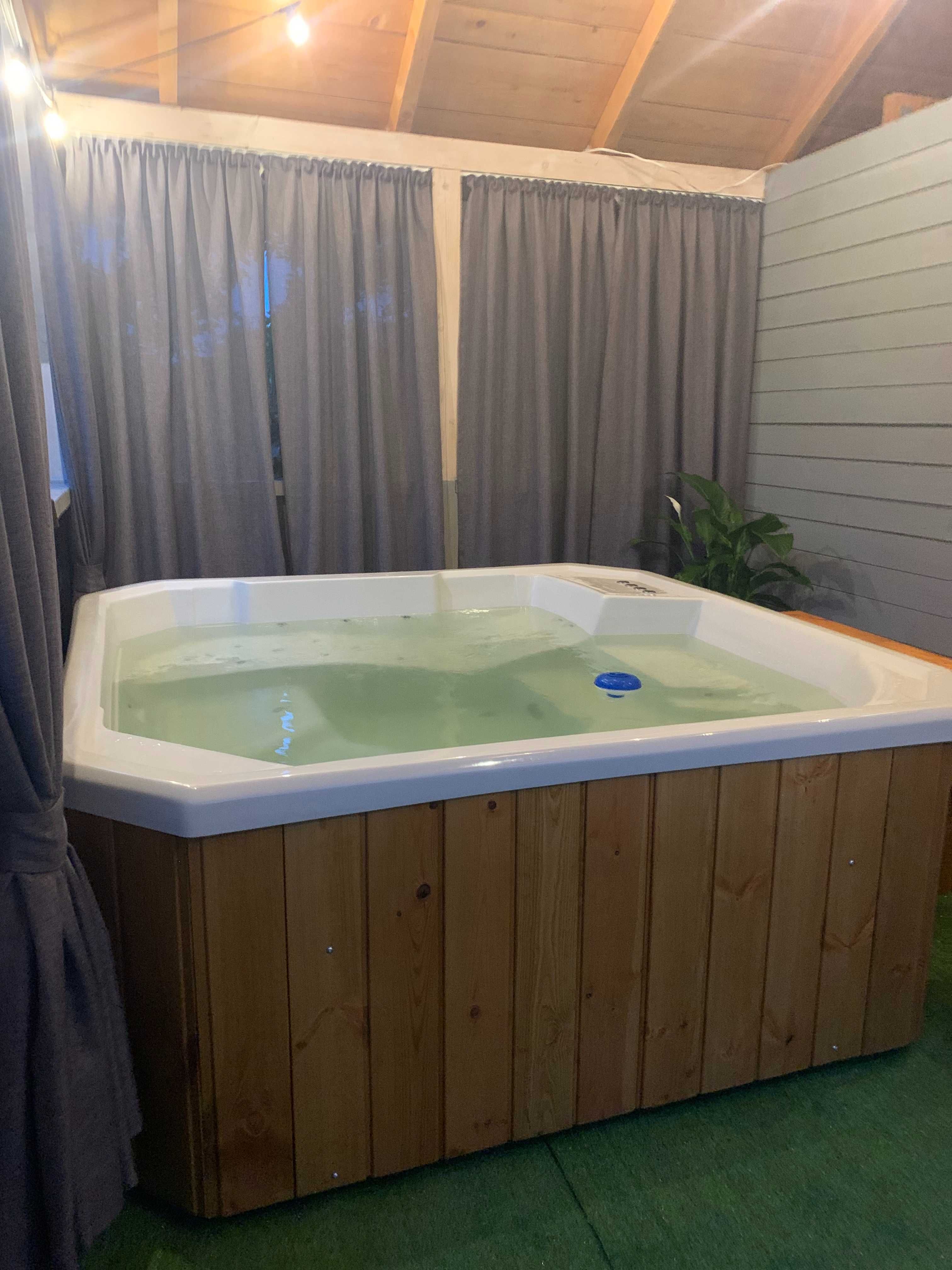 Jacuzzi jakuzzi basen hydromasaż basen balia dwa masaże