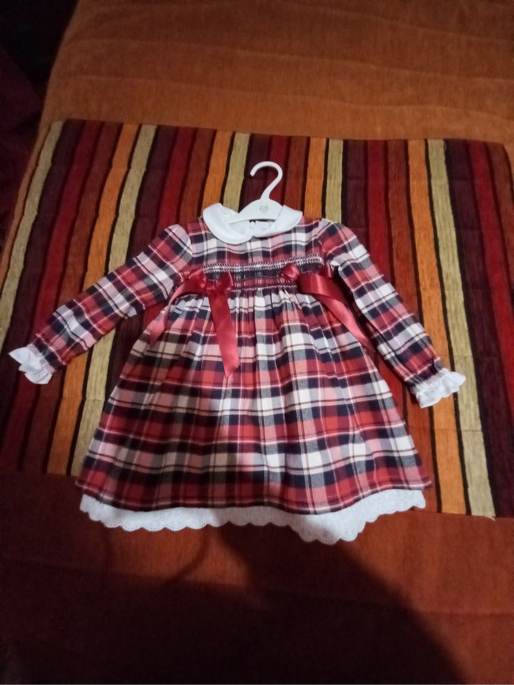 Vestido e casaco 18 meses